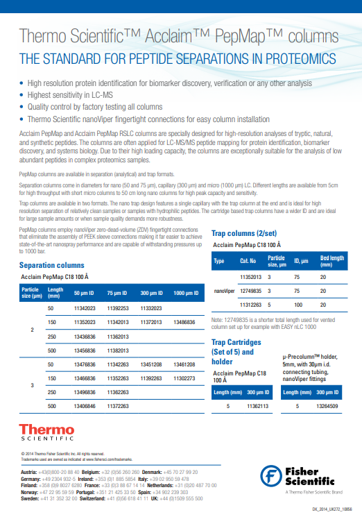 Thermo Scientific Acclaim PepMAp