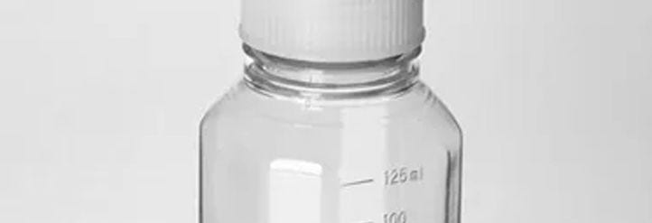 Corning™ Sterile Graduated PET Bottles with IATA-Validated Screw Cap, Pre-Assembled