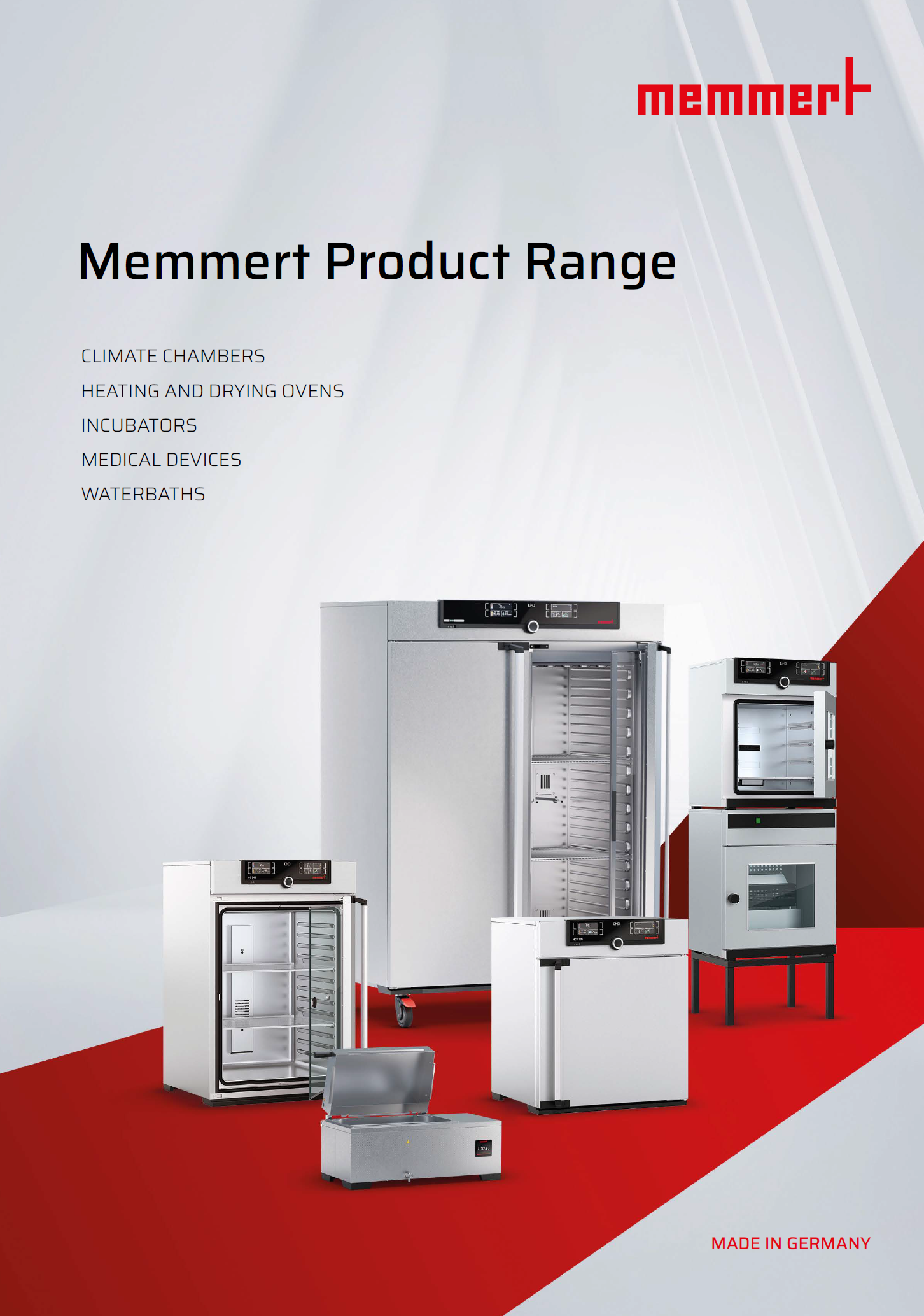 Memmert Product Range