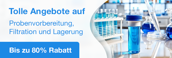 Probenvorbereitung,  Filtration und Lagerung