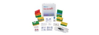 Erste-Hilfe-Kits und Stationen